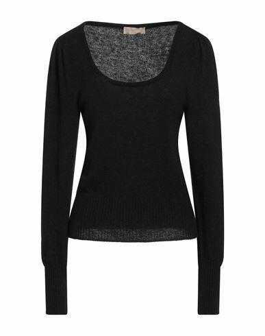 Momoní Woman Sweater Black Polyamide, Merino Wool, Mohair wool, Elastane Cover