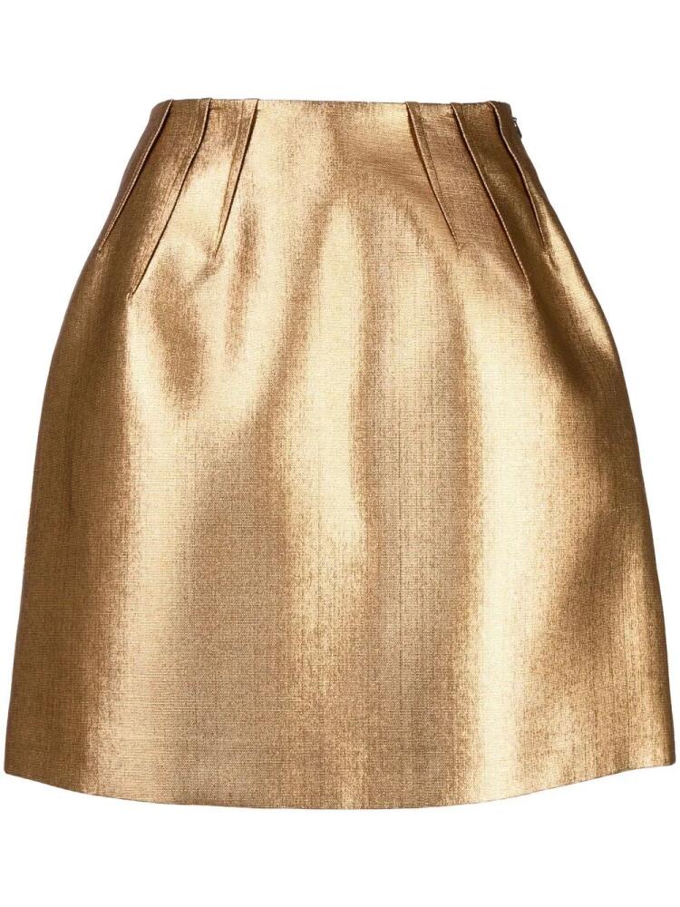 Dice Kayek lamay mini-skirt - Gold Cover