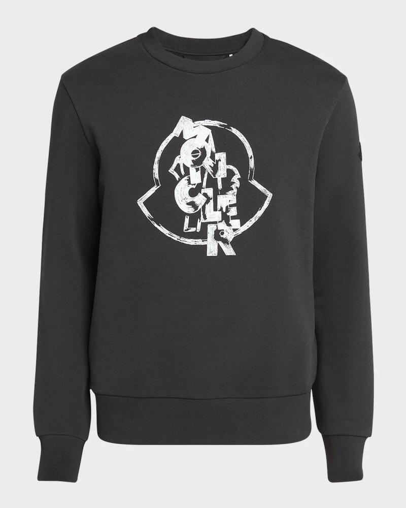 Moncler Men's Logo Graphic Sweatshirt Cover