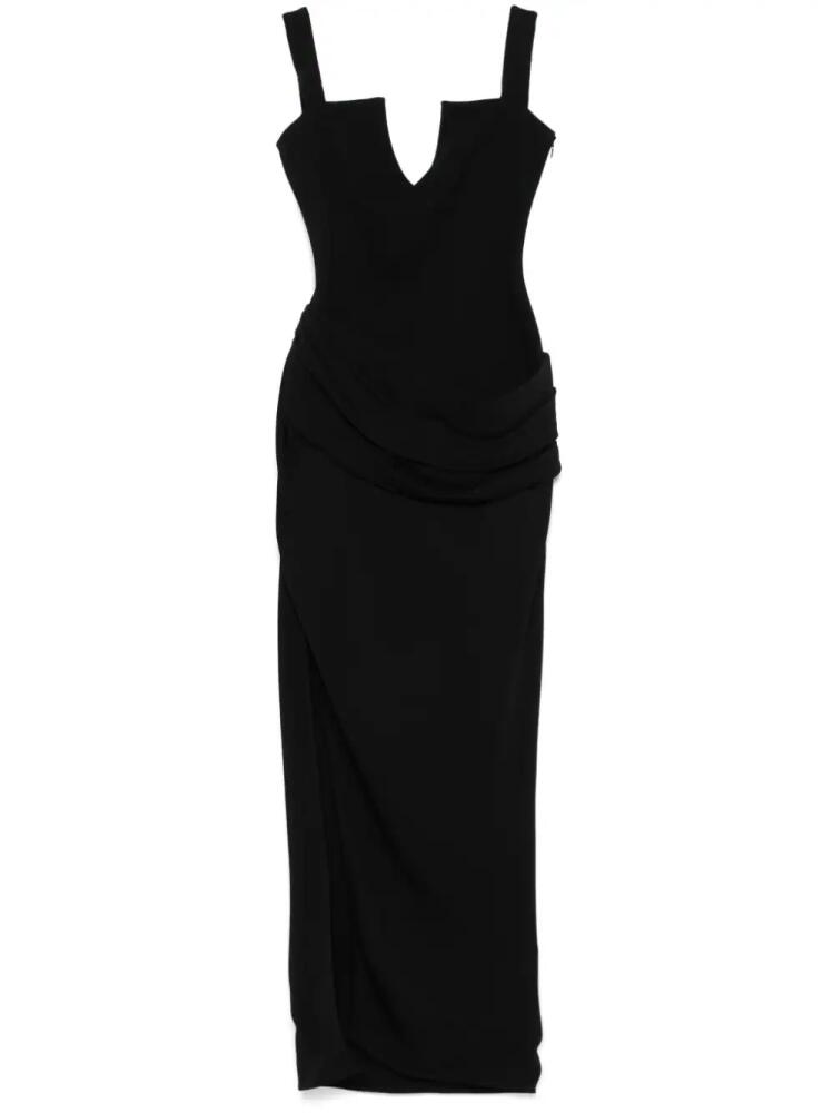 Givenchy draped maxi dress - Black Cover