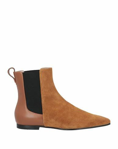 Fabiana Filippi Woman Ankle boots Tan Leather Cover