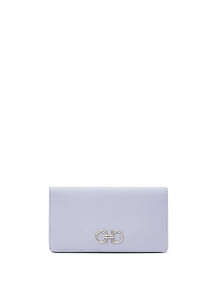 Ferragamo large Gancini wallet - Blue Cover