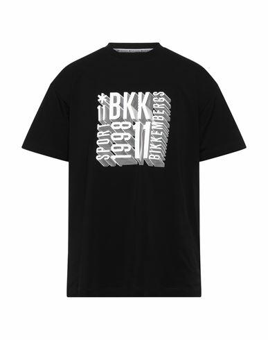 Bikkembergs Man T-shirt Black Cotton, Elastane Cover