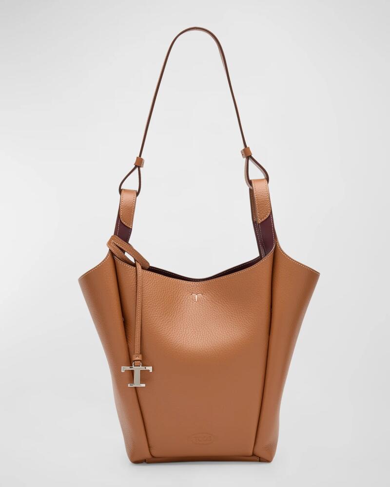 Tod's Small Grained Leather Bucket Bag Cover