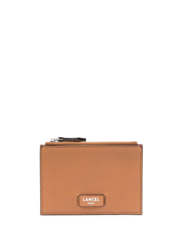 Lancel zip leather cardholder - Neutrals Cover