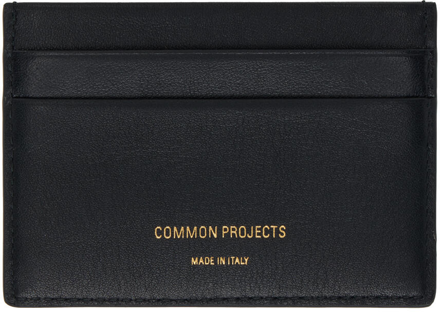 Common Projects Black Multi Card Holder Cover