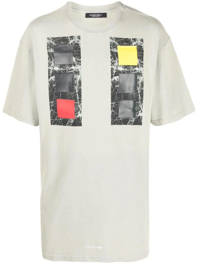 A-COLD-WALL* Cubist short-sleeve T-shirt - Neutrals Cover