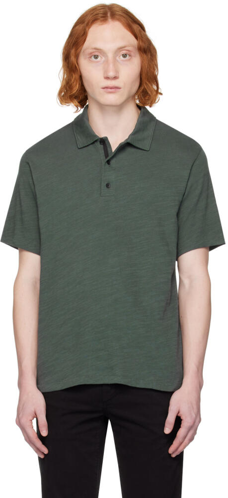 rag & bone Green Classic Flame Polo Cover