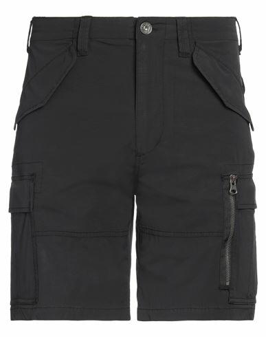 Parajumpers Man Shorts & Bermuda Shorts Black Cotton, Polyamide, Elastane Cover