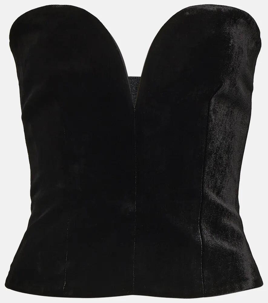 Roland Mouret Velvet bustier Cover