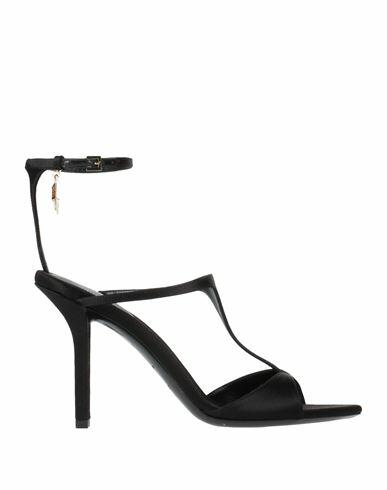 Givenchy Woman Sandals Black Textile fibers Cover