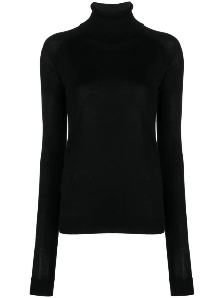 ARMARIUM roll-neck fine-knit jumper - Black Cover