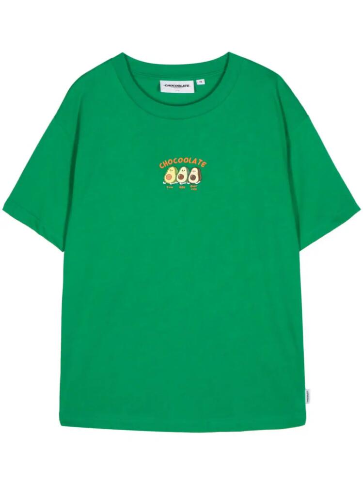 CHOCOOLATE Avocado cotton T-shirt - Green Cover