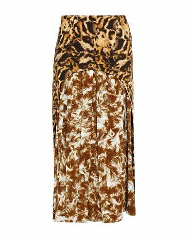 Victoria Beckham Woman Midi skirt Camel Viscose, Elastane Cover