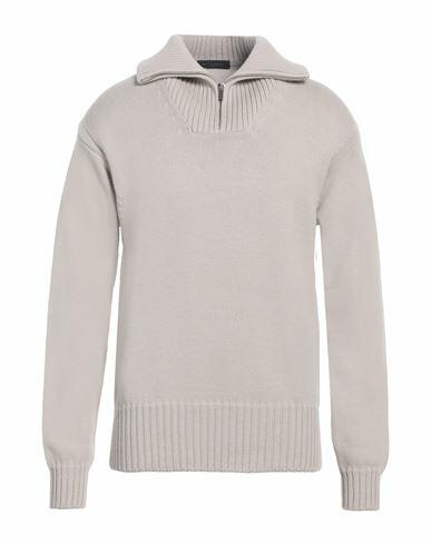 Daniele Fiesoli Man Turtleneck Light grey Merino Wool, Acrylic Cover