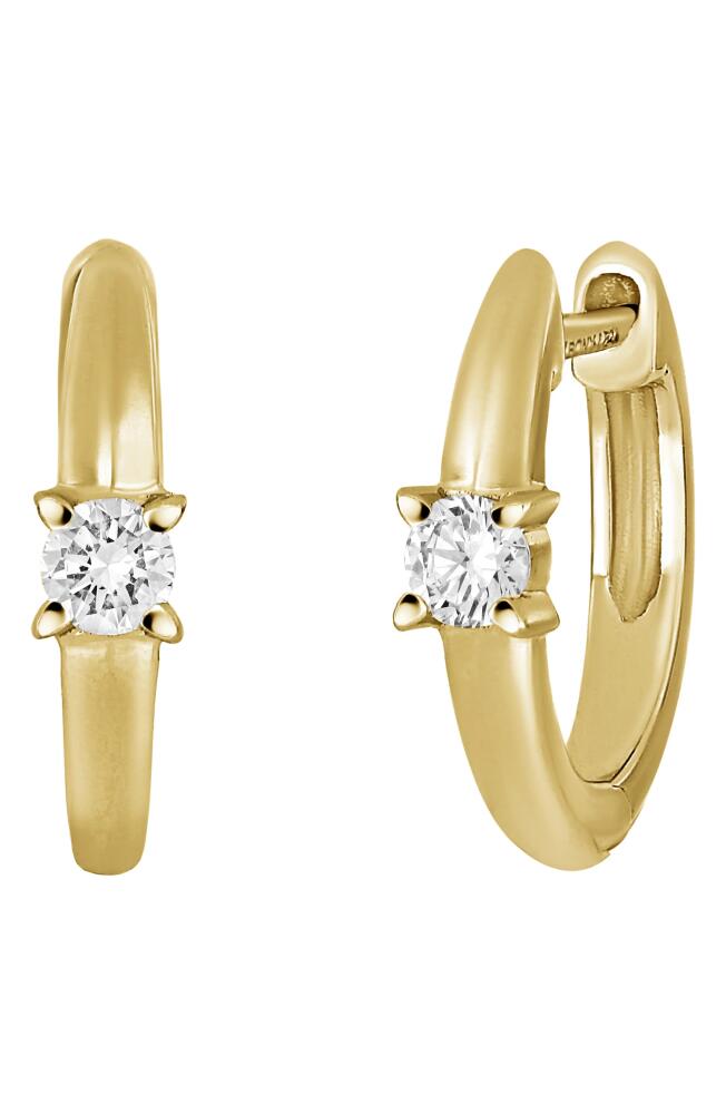 Bony Levy Liora Diamond Statement Hoop Earrings in 18K Yellow Gold Cover