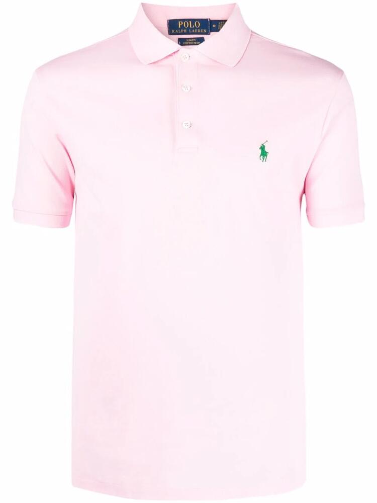 Polo Ralph Lauren Polo Pony-embroidered polo shirt - Pink Cover