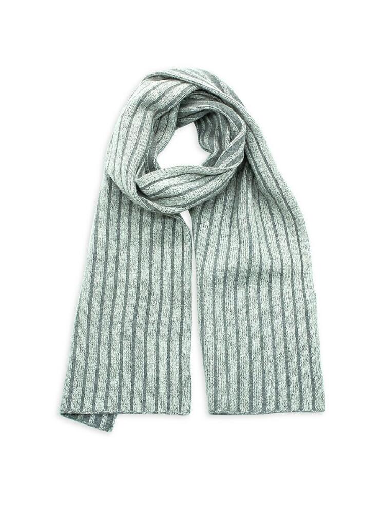 Portolano Men's Ribbed Cashmere Blend Scarf - Yogi Cover