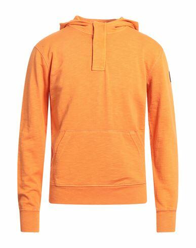 North Sails Man Sweatshirt Orange Cotton Cover