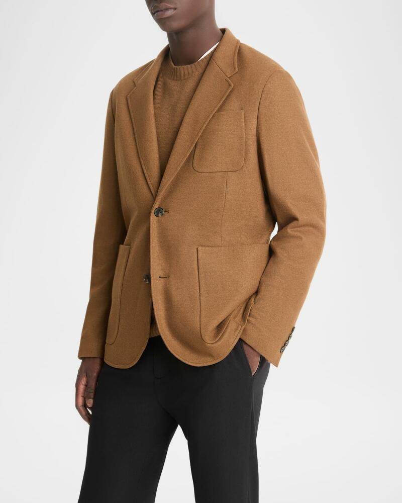 Vince Men's Wool-Blend Solid Blazer Cover