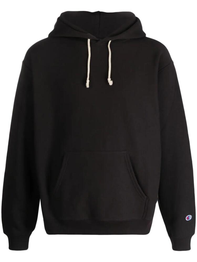 Champion logo-embroidered drawstring hoodie - Black Cover