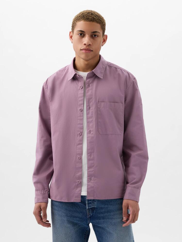 Gap Relaxed Twill Shirt Cover