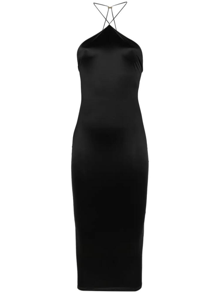 Maison Close open-back midi dress - Black Cover