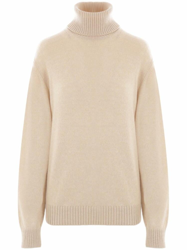 Loro Piana high-neck cashmere jumper - Neutrals Cover