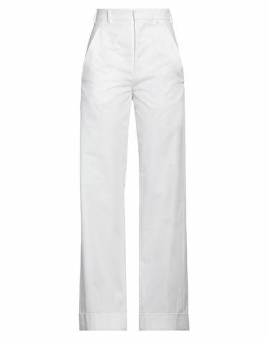 Ann Demeulemeester Woman Pants White Cotton Cover