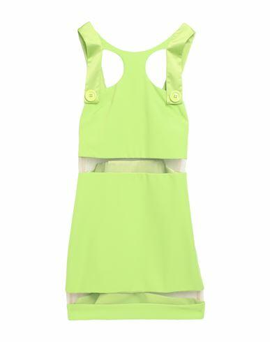 Les Bourdelles Des Garçons Woman Mini dress Acid green Polyester, Elastane Cover