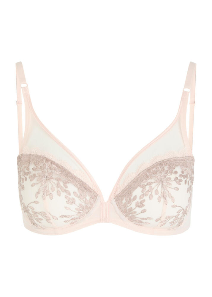 Simone PÉRÈLE Singuliere Embroidered Underwired bra - Light Pink Cover