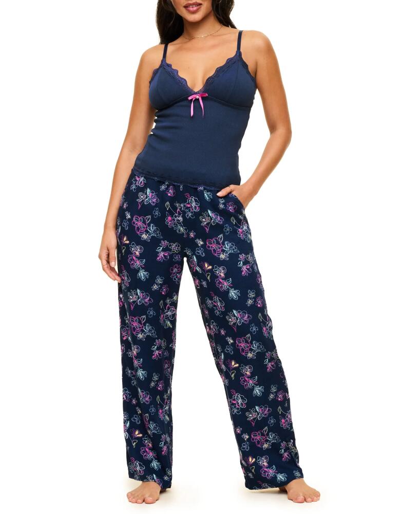 Adore Me Bryony Pajama Cami & Pants Set in Ditsy Blue Cover