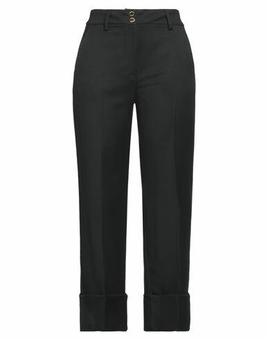 Love Moschino Woman Pants Black Polyester, Acrylic, Viscose, Virgin Wool, Elastane Cover