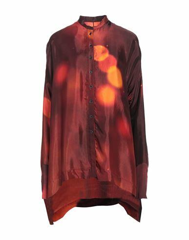 Masnada Woman Shirt Deep purple Viscose Cover