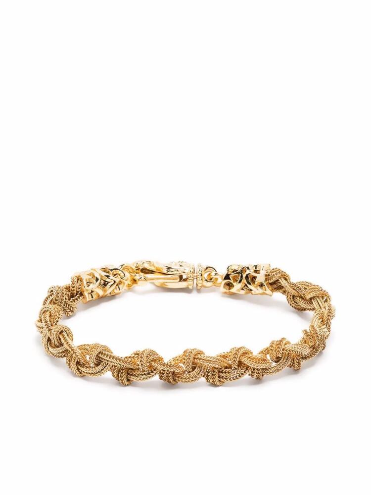 Emanuele Bicocchi Knot Braid bracelet - Gold Cover