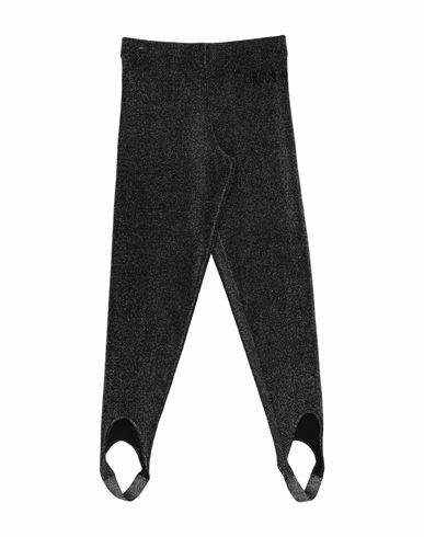 Circus Hotel Woman Leggings Black Viscose, Polyamide, Polyester Cover