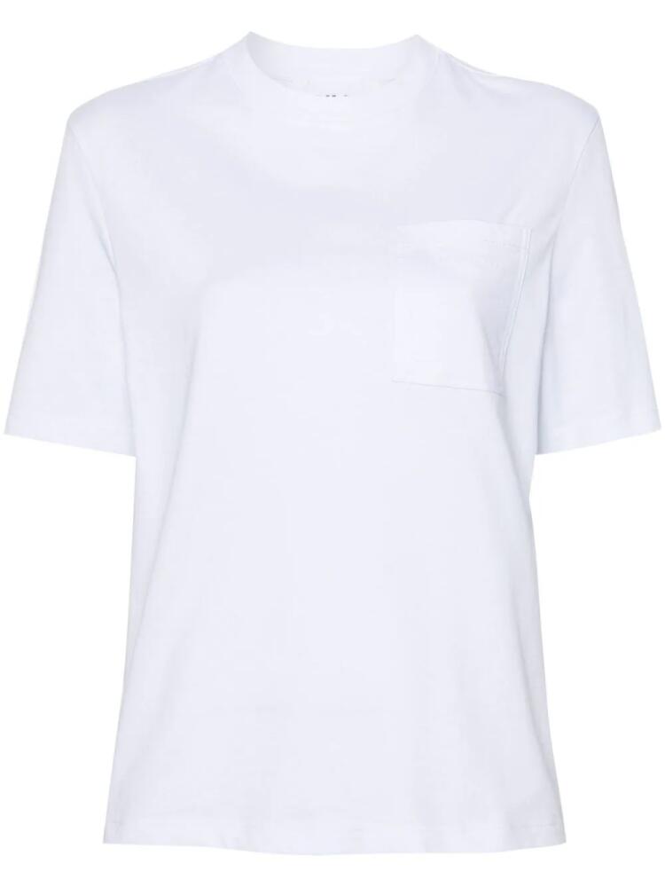 REMAIN logo-embroidered cotton T-shirt - White Cover