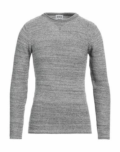 Berna Man Sweater Grey Acrylic, Cotton, Polyester Cover