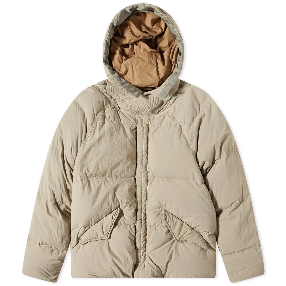 Ten C Men's Arctic Down Parka Jacket in Off-White Cover