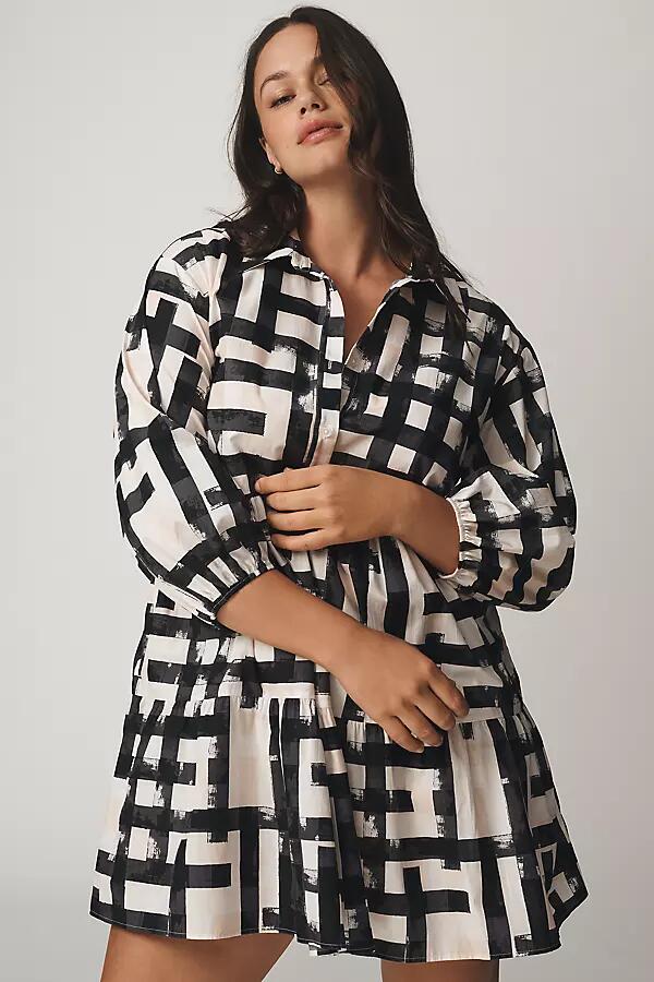 The Bettina Tiered Mini Shirt Dress by Maeve Cover