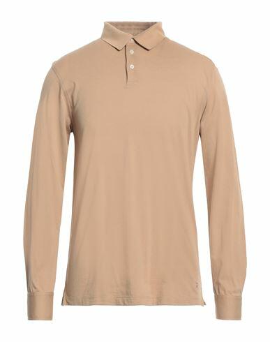 Hackett Man Polo shirt Camel Cotton Cover