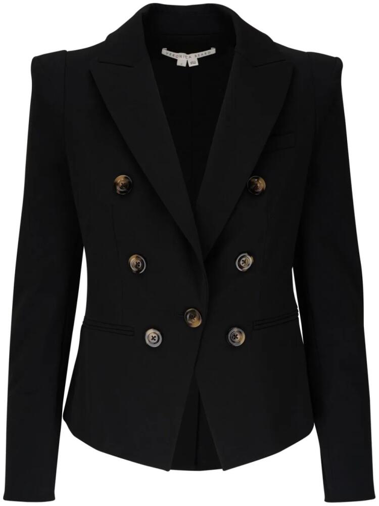 Veronica Beard button-embellished single-breasted blazer - Black Cover