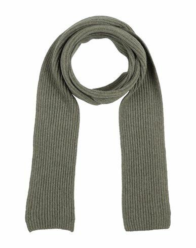 Ganni Woman Scarf Sage green Wool, Recycled wool, Recycled polyamide Cover