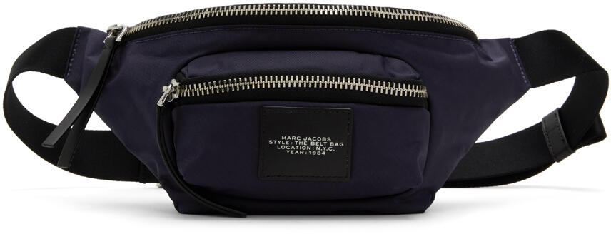 Marc Jacobs Navy 'The Biker Nylon Belt Bag' Pouch Cover