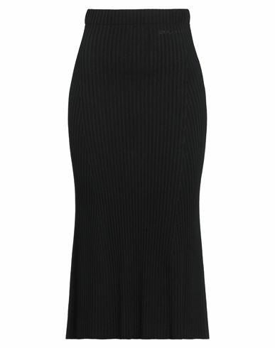 Ermanno Firenze Woman Midi skirt Black Viscose, Polyamide Cover