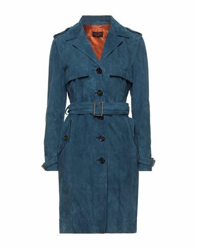 Tod's Woman Overcoat & Trench Coat Slate blue Ovine leather Cover