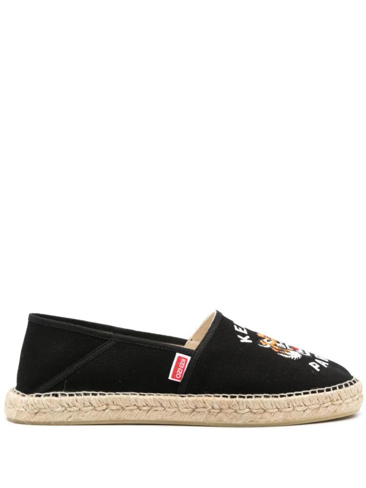 Kenzo 'Kenzo Lucky Tiger' canvas espadrilles - Black Cover