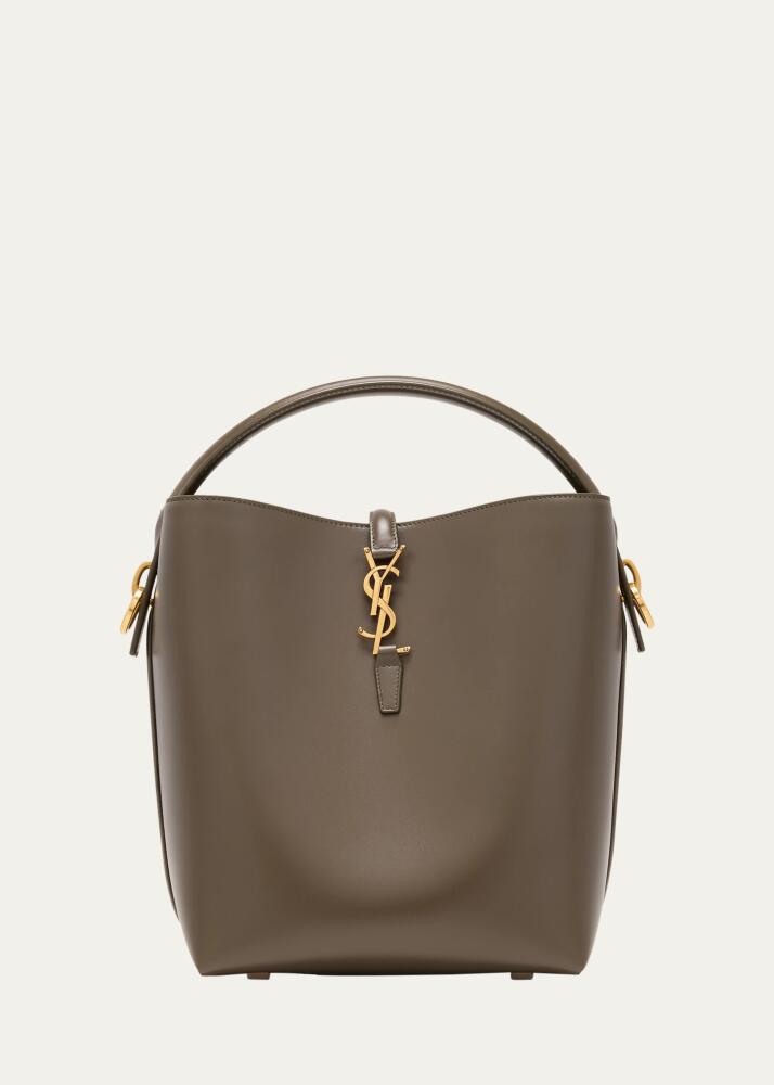 Saint Laurent Le 37 YSL Bucket Bag in Smooth Leather Cover