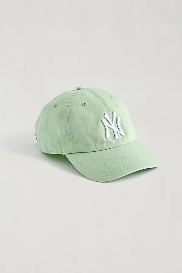 '47 Brand MLB New York Yankees Classic Clean Up Hat in Lime Cover