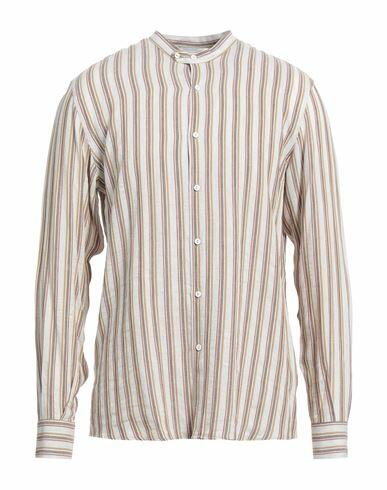 Primo Emporio Man Shirt Beige Viscose, Linen Cover